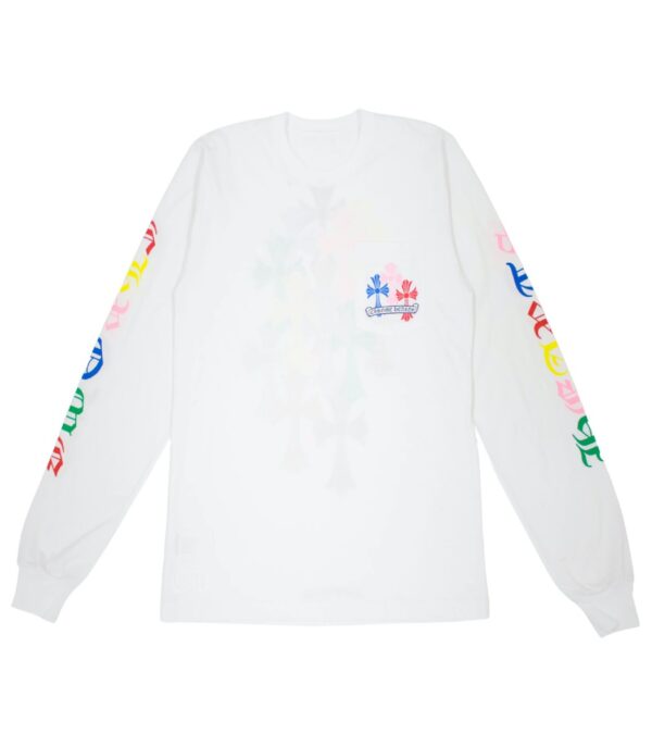 Chrome Hearts Multi Color Cross Cemetery Sweatshirt