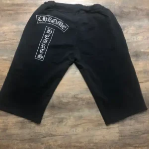 Chrome Hearts T Bar Banner Logo Sweat Shorts